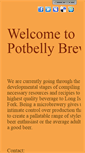 Mobile Screenshot of potbellybrewery.com